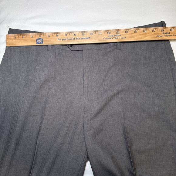 SAVANE Dress Pants Mens 38 X 29 Stretch Grey Performance No Iron Comfort NWT - Picture 7 of 14